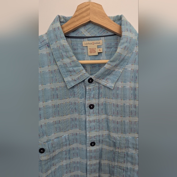 Carbon2Cobalt Brand New Sea Change Chambray Shirt Size XL - Picture 5 of 10